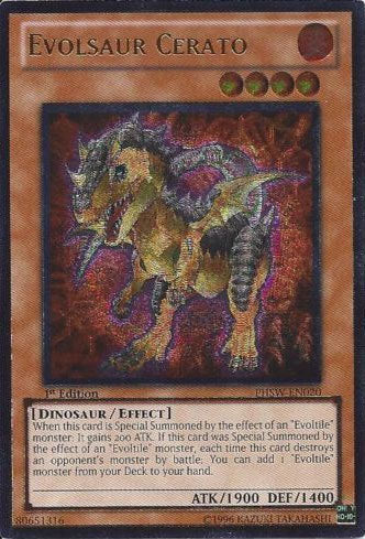 Evolsaur Cerato [PHSW-EN020] Ultimate Rare | Odin's Place