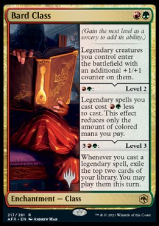 Bard Class (Promo Pack) [Dungeons & Dragons: Adventures in the Forgotten Realms Promos] | Odin's Place