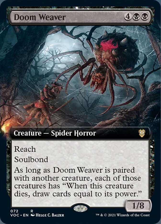 Doom Weaver (Extended Art) [Innistrad: Crimson Vow Commander] | Odin's Place