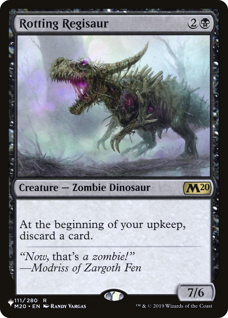 Rotting Regisaur [The List] | Odin's Place