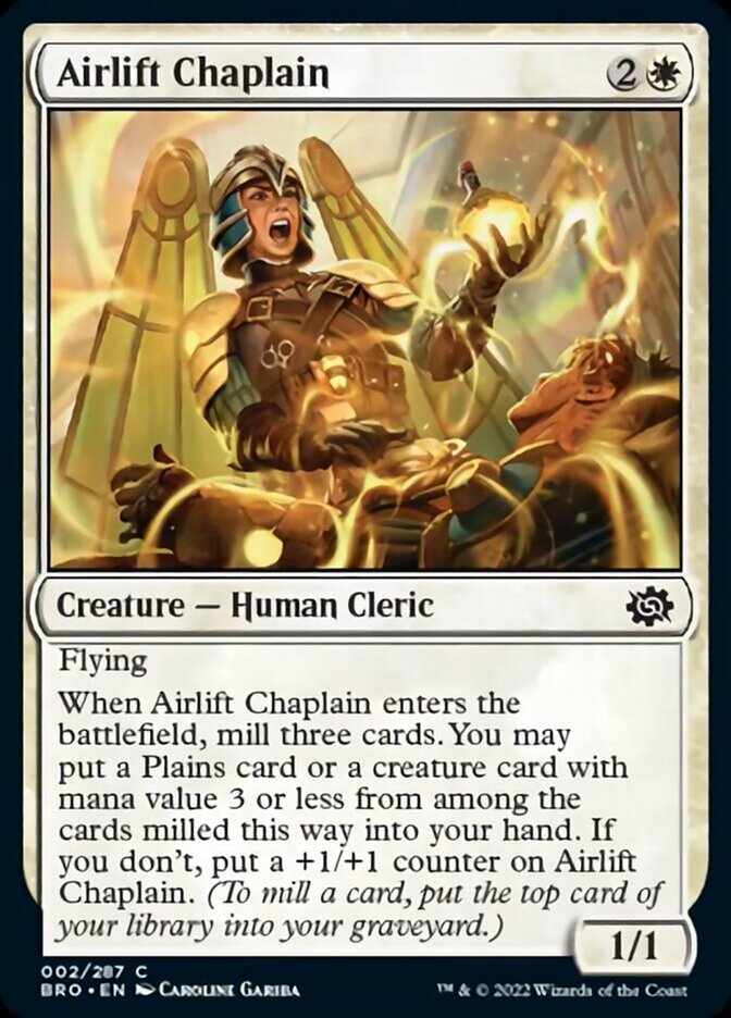 Airlift Chaplain [The Brothers' War] | Odin's Place