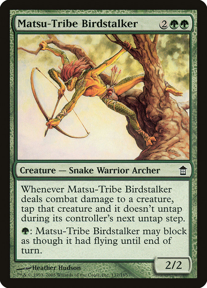 Matsu-Tribe Birdstalker (137) [Saviors of Kamigawa] | Odin's Place
