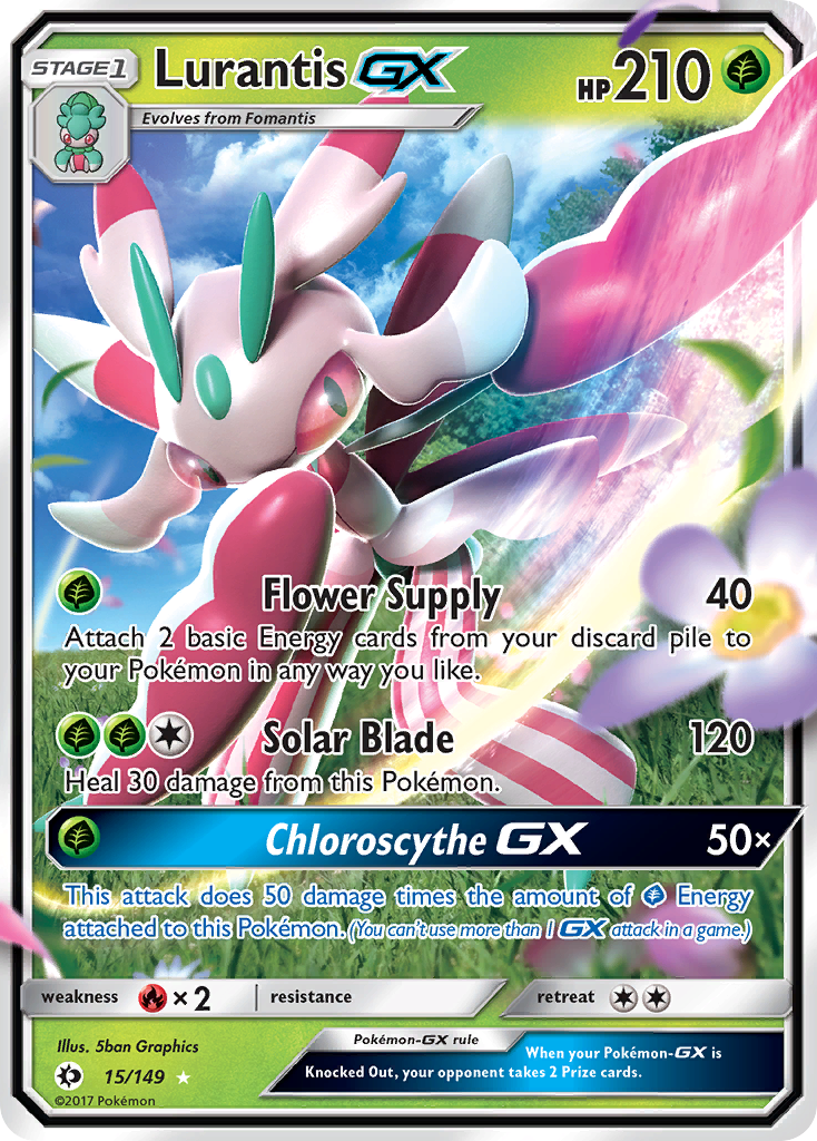 Lurantis GX (15/149) [Sun & Moon: Base Set] | Odin's Place