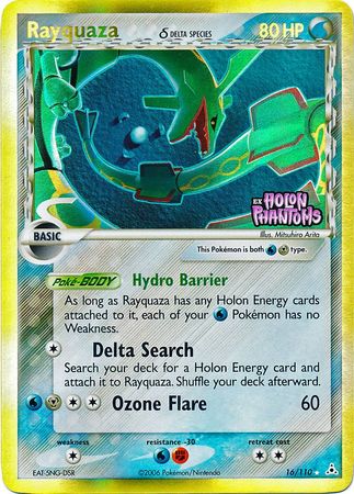 Rayquaza (16/110) (Delta Species) (Stamped) [EX: Holon Phantoms] | Odin's Place
