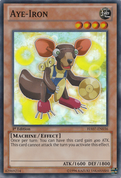 Aye-Iron [HA07-EN036] Super Rare | Odin's Place