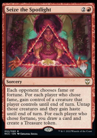 Seize the Spotlight (Promo Pack) [Streets of New Capenna Commander Promos] | Odin's Place