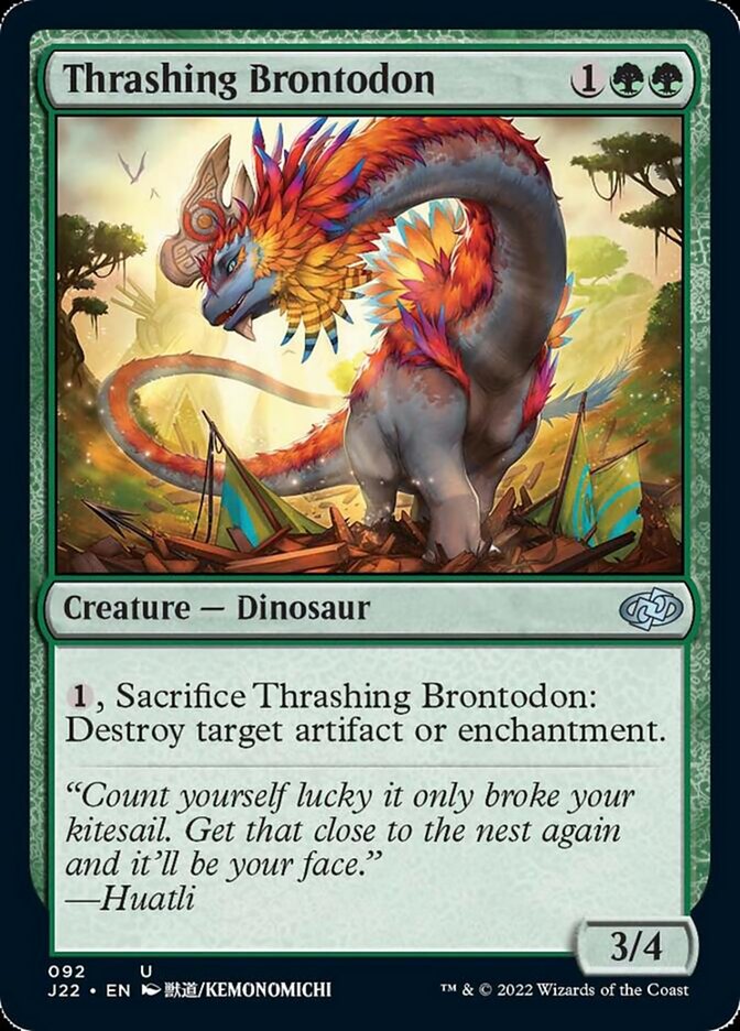 Thrashing Brontodon [Jumpstart 2022] | Odin's Place