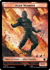 Alien Warrior // Treasure (0030) Double-Sided Token [Doctor Who Tokens] | Odin's Place