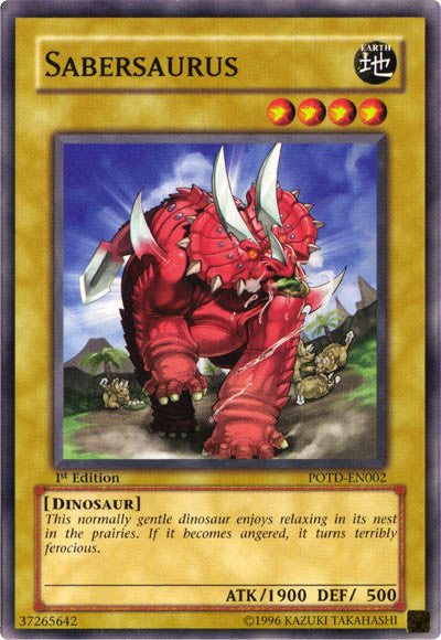 Sabersaurus [POTD-EN002] Common | Odin's Place