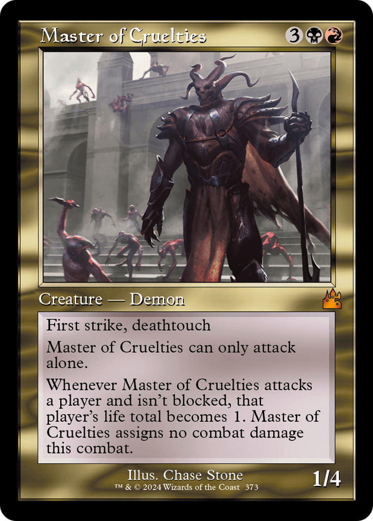 Master of Cruelties (Retro Frame) [Ravnica Remastered] | Odin's Place