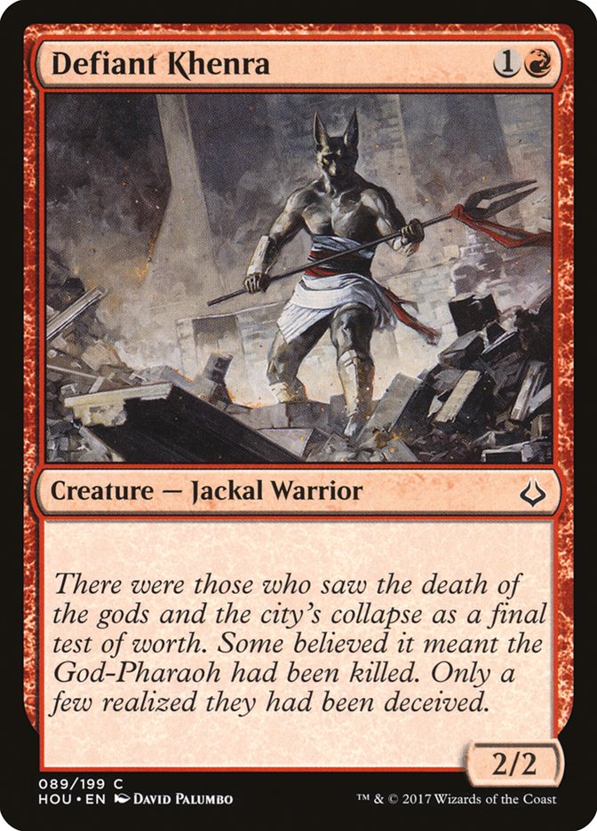 Defiant Khenra (89) [Hour of Devastation] | Odin's Place