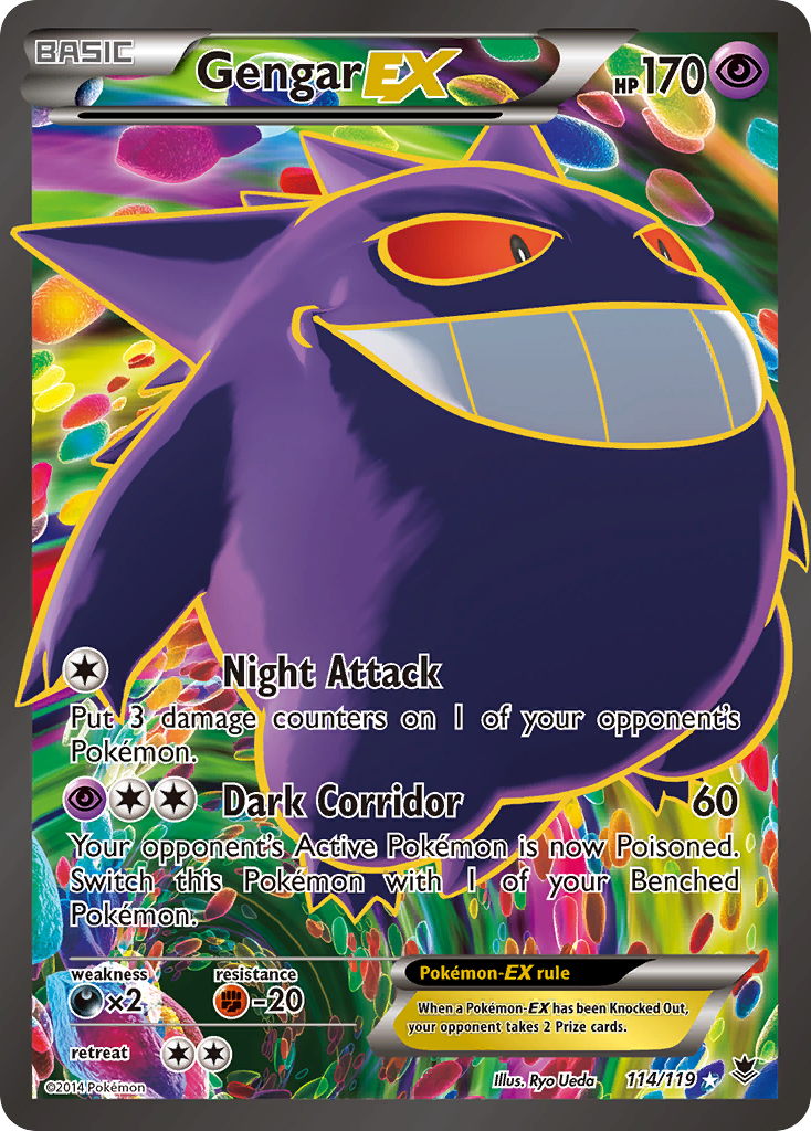 Gengar EX (114/119) [XY: Phantom Forces] | Odin's Place