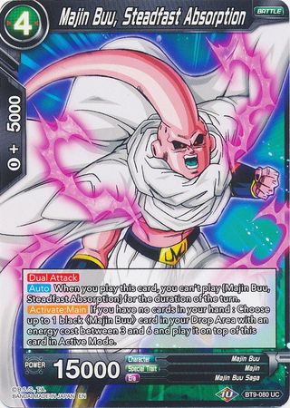 Majin Buu, Steadfast Absorption (BT9-080) [Universal Onslaught] | Odin's Place