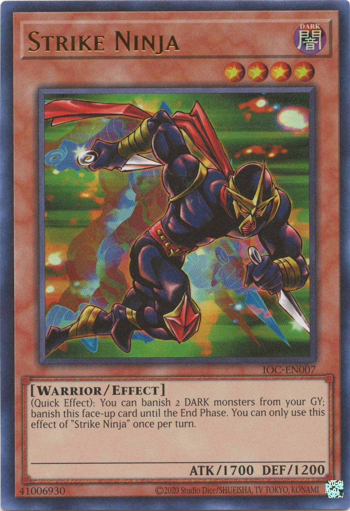 Strike Ninja (25th Anniversary) [IOC-EN007] Ultra Rare | Odin's Place