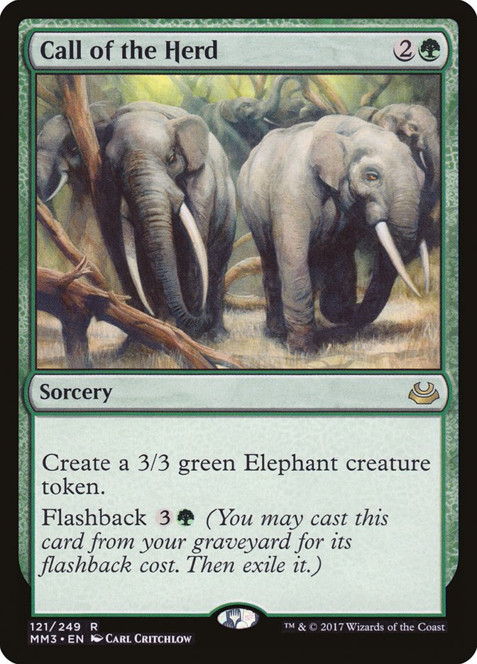Call of the Herd (121) [Modern Masters 2017] | Odin's Place