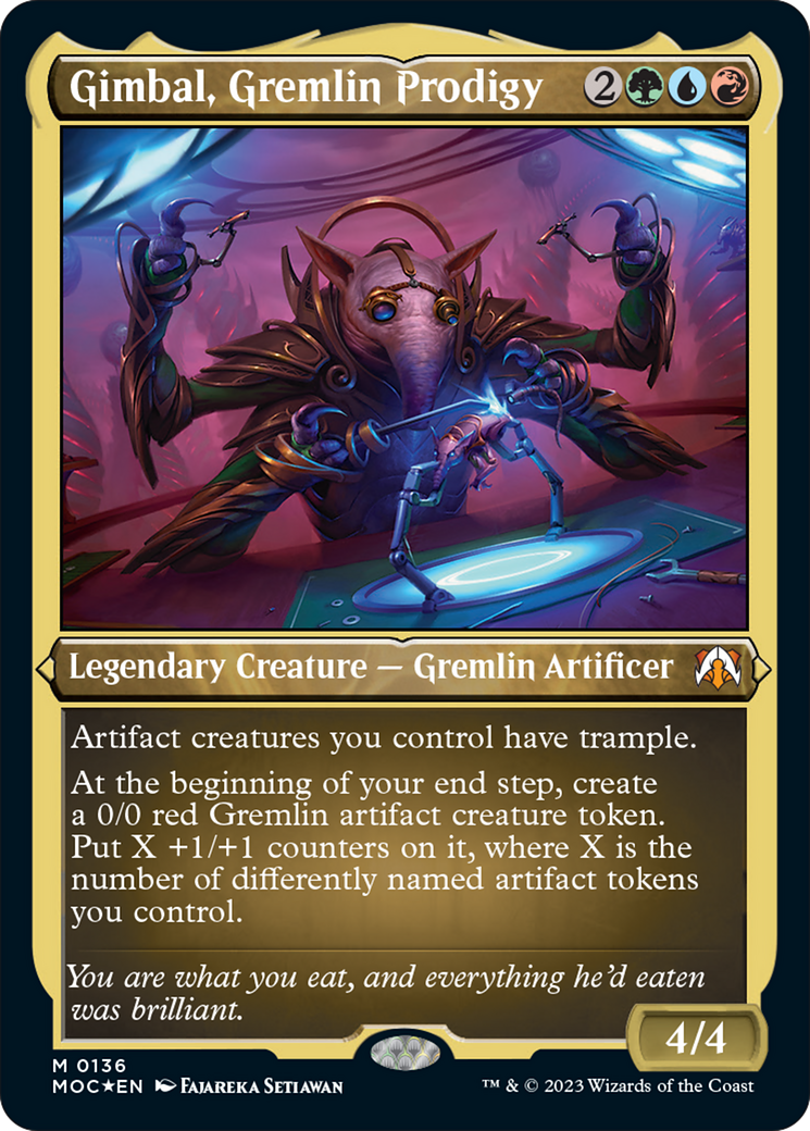 Gimbal, Gremlin Prodigy (Display Commander) [March of the Machine Commander] | Odin's Place