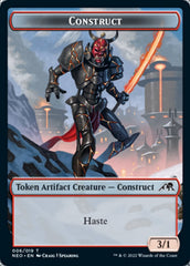 Samurai // Construct (006) Double-Sided Token [Kamigawa: Neon Dynasty Tokens] | Odin's Place