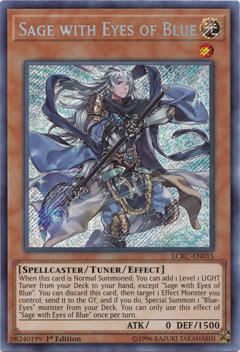 Sage with Eyes of Blue [LCKC-EN015] Secret Rare | Odin's Place