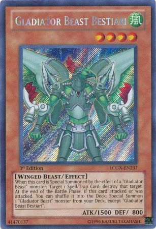 Gladiator Beast Bestiari [LCGX-EN237] Secret Rare | Odin's Place