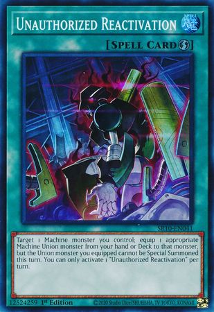 Unauthorized Reactivation [SR10-EN041] Super Rare | Odin's Place