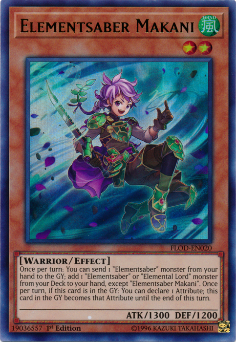 Elementsaber Makani [FLOD-EN020] Ultra Rare | Odin's Place