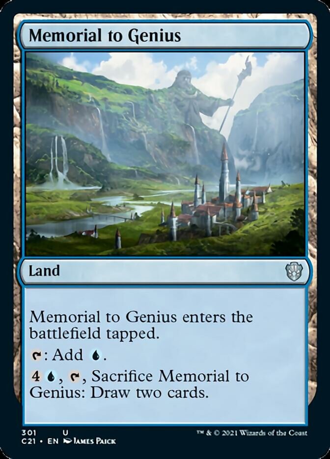 Memorial to Genius [Commander 2021] | Odin's Place