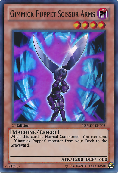 Gimmick Puppet Scissor Arms [NUMH-EN008] Super Rare | Odin's Place
