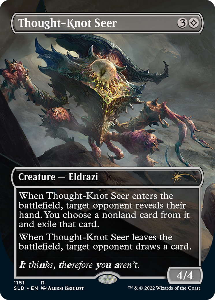 Thought-Knot Seer (1151) (Borderless) [Secret Lair Drop Series] | Odin's Place
