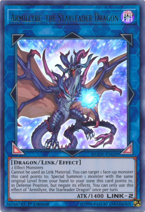 Armillyre, the Starleader Dragon [DUOV-EN029] Ultra Rare | Odin's Place