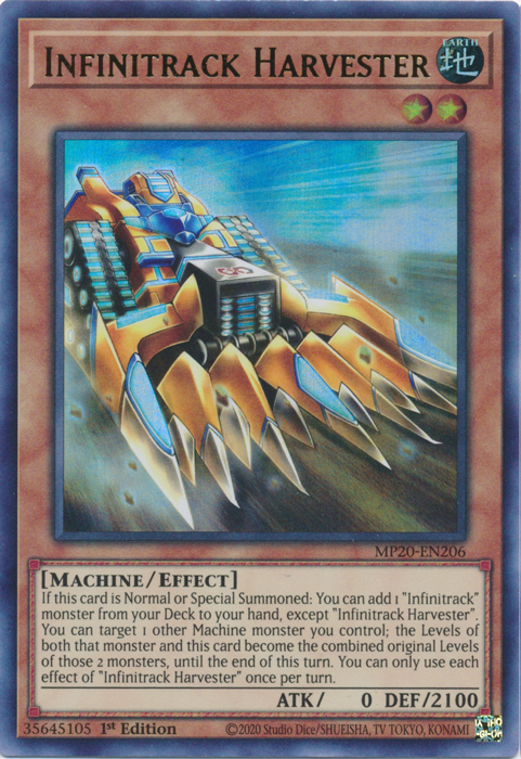 Infinitrack Harvester [MP20-EN206] Ultra Rare | Odin's Place