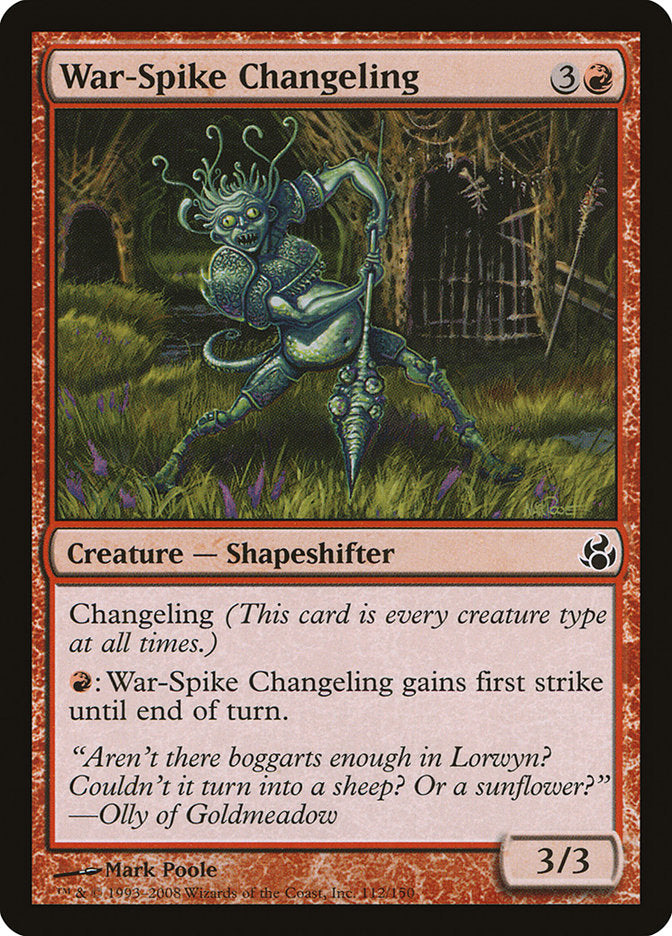 War-Spike Changeling (112) [Morningtide] | Odin's Place