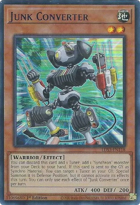 Junk Converter (Blue) [LDS3-EN118] Ultra Rare | Odin's Place