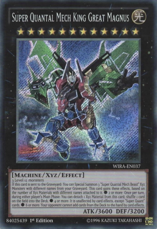 Super Quantal Mech King Great Magnus [WIRA-EN037] Secret Rare | Odin's Place