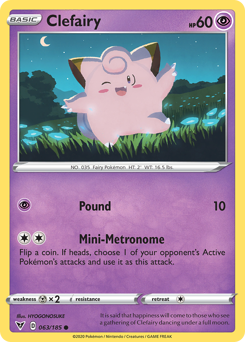 Clefairy (063/185) [Sword & Shield: Vivid Voltage] | Odin's Place