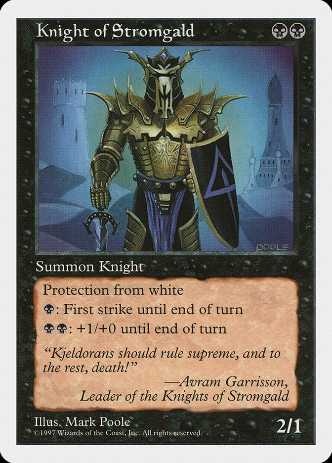 Knight of Stromgald (171) [Fifth Edition] | Odin's Place