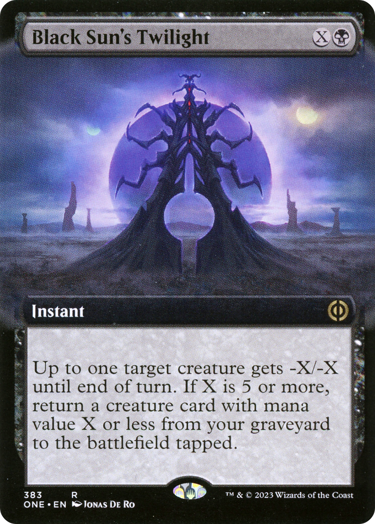 Black Sun's Twilight (Extended Art) [Phyrexia: All Will Be One] | Odin's Place