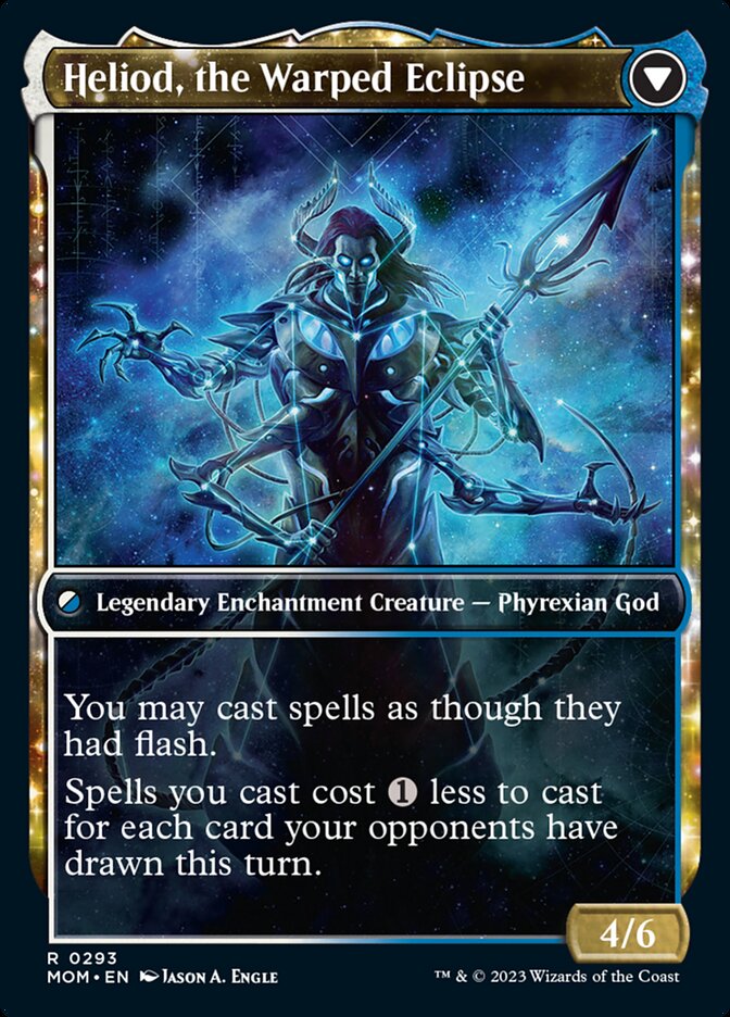 Heliod, the Radiant Dawn // Heliod, the Warped Eclipse (Showcase Planar Booster Fun) [March of the Machine] | Odin's Place