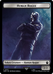 Human Rogue // Clue (0021) Double-Sided Token [Doctor Who Tokens] | Odin's Place
