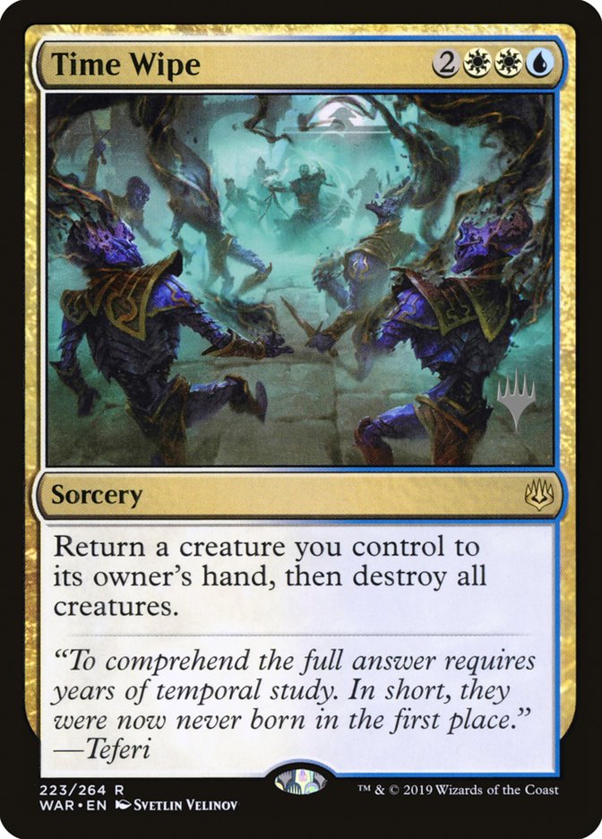 Time Wipe (Promo Pack) [War of the Spark Promos] | Odin's Place
