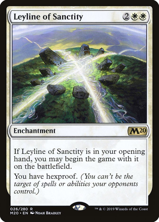 Leyline of Sanctity [Core Set 2020] | Odin's Place