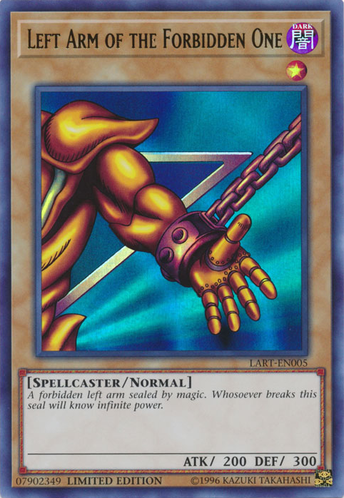 Left Arm of the Forbidden One [LART-EN005] Ultra Rare | Odin's Place