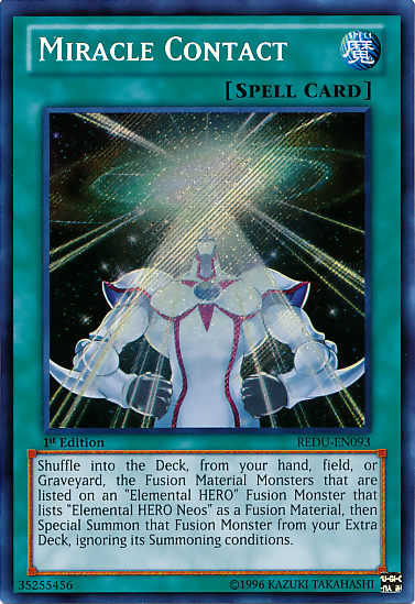 Miracle Contact [REDU-EN093] Secret Rare | Odin's Place