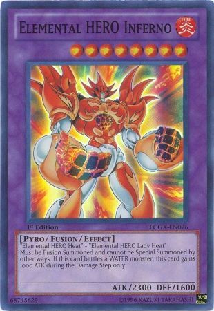 Elemental HERO Inferno [LCGX-EN076] Super Rare | Odin's Place