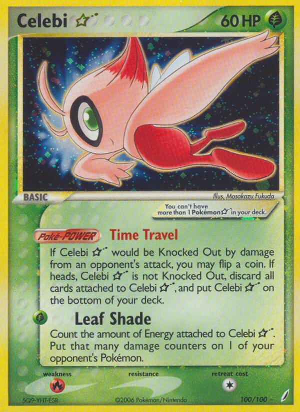 Celebi Star (100/100) [EX: Crystal Guardians] | Odin's Place