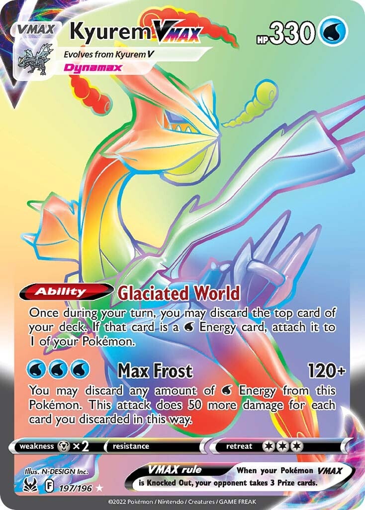 Kyurem VMAX (197/196) [Sword & Shield: Lost Origin] | Odin's Place