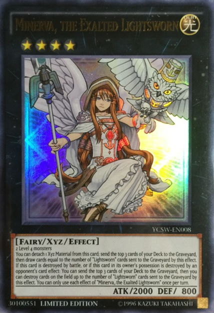 Minerva, the Exalted Lightsworn [YCSW-EN008] Ultra Rare | Odin's Place