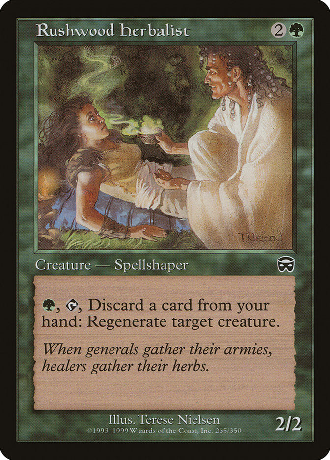 Rushwood Herbalist (265) [Mercadian Masques] | Odin's Place