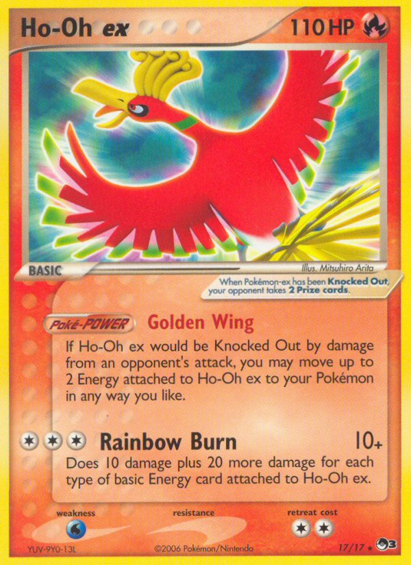 Ho-Oh ex (17/17) (Holo) [POP Series 3] | Odin's Place