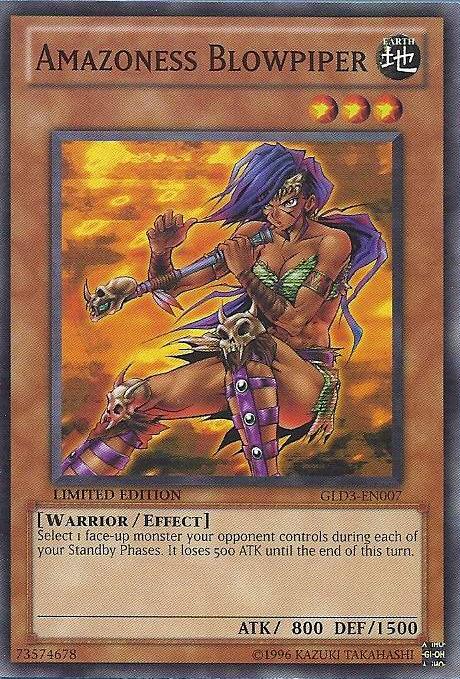 Amazoness Blowpiper [GLD3-EN007] Common | Odin's Place