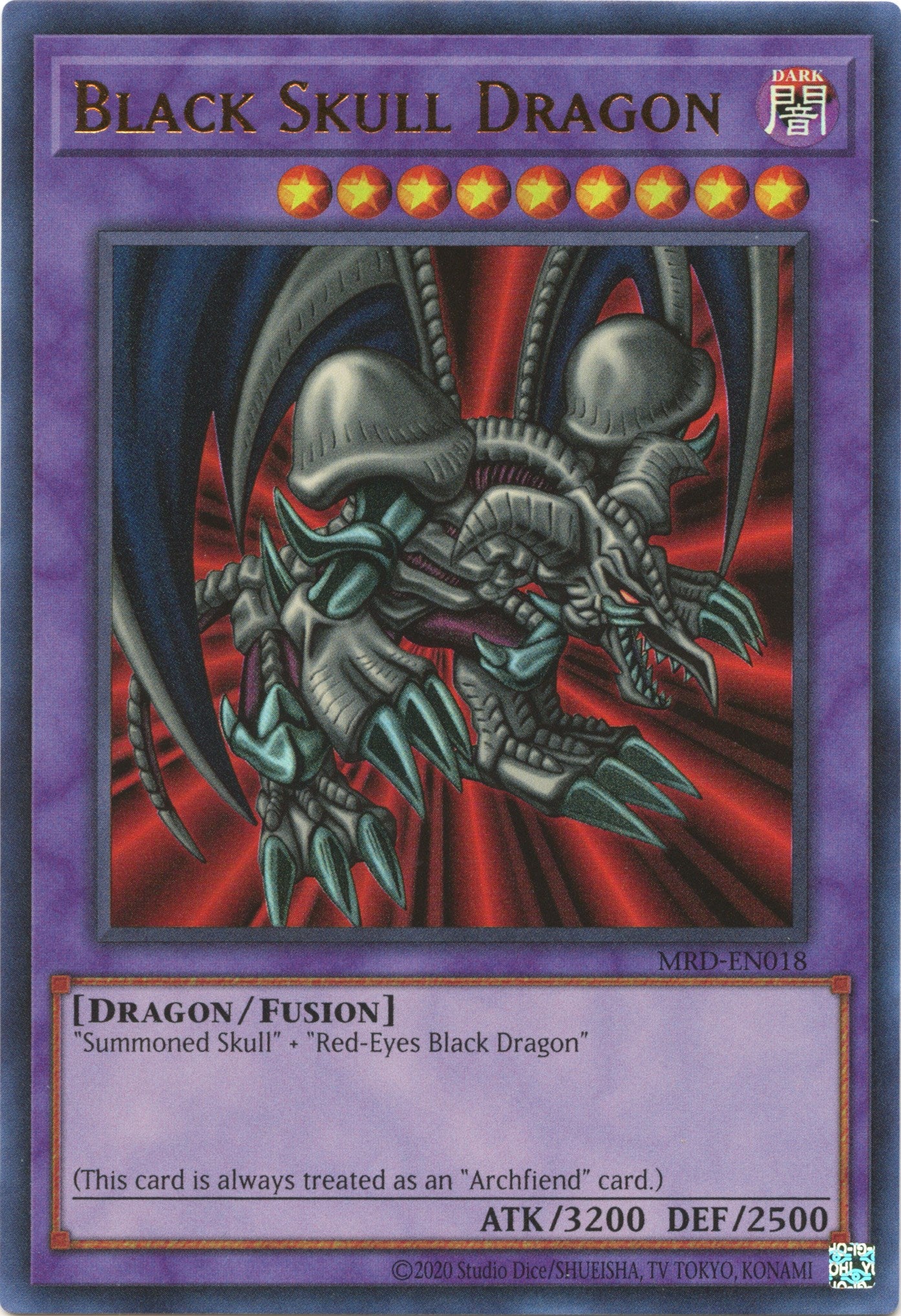 Black Skull Dragon (25th Anniversary) [MRD-EN018] Ultra Rare | Odin's Place